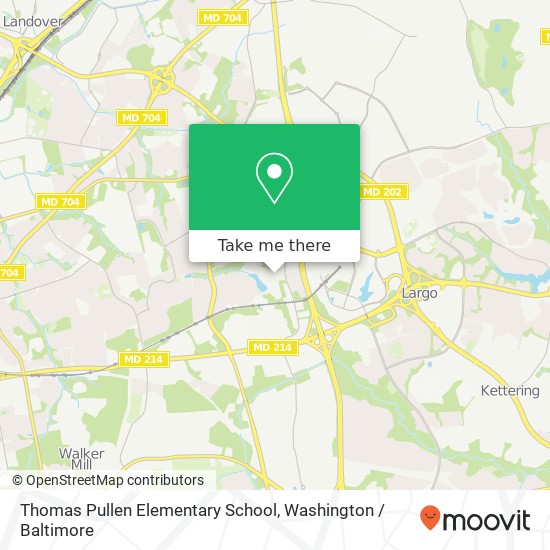 Mapa de Thomas Pullen Elementary School