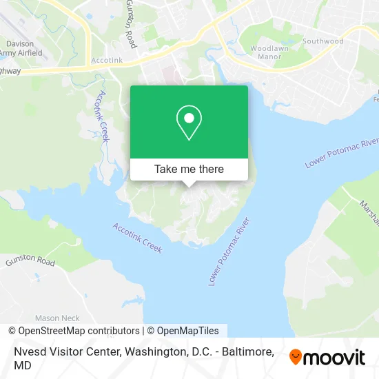 Nvesd Visitor Center map