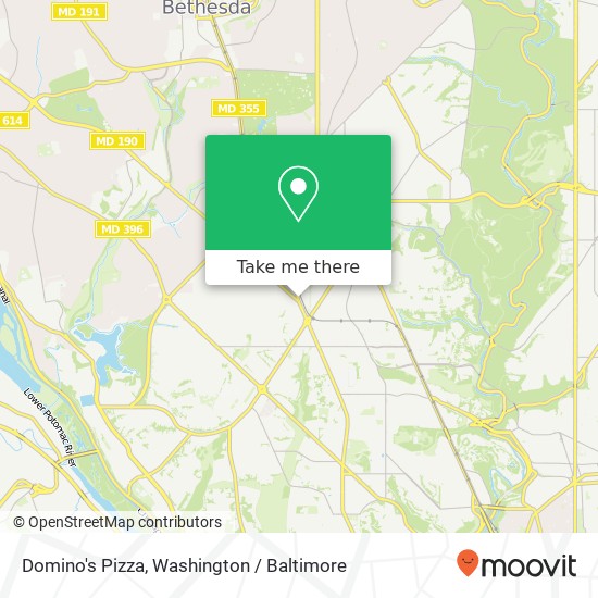 Domino's Pizza map