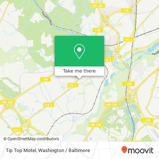 Tip Top Motel map