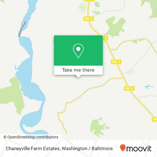 Mapa de Chaneyville Farm Estates