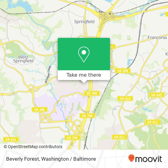 Mapa de Beverly Forest
