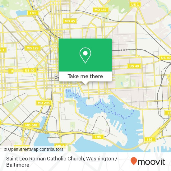 Mapa de Saint Leo Roman Catholic Church