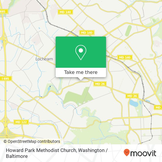 Mapa de Howard Park Methodist Church