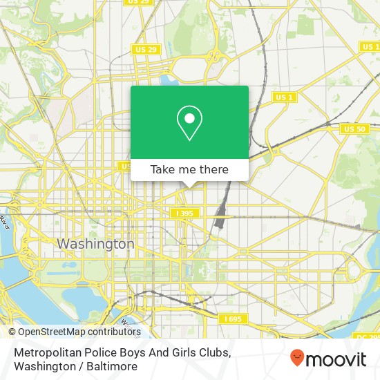 Metropolitan Police Boys And Girls Clubs map