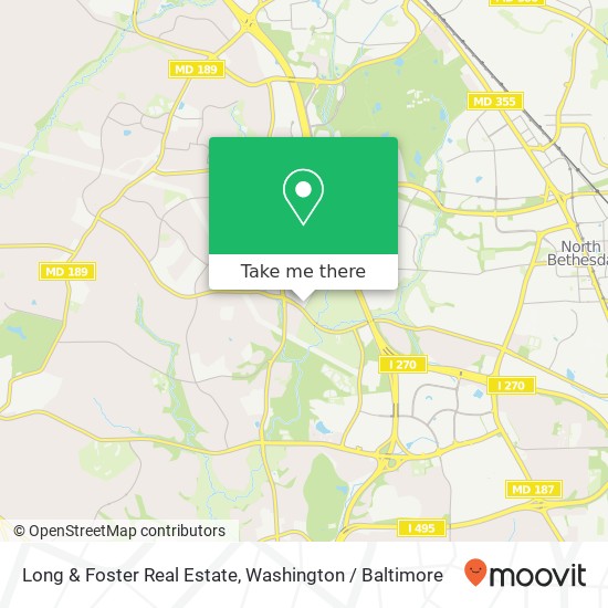 Mapa de Long & Foster Real Estate