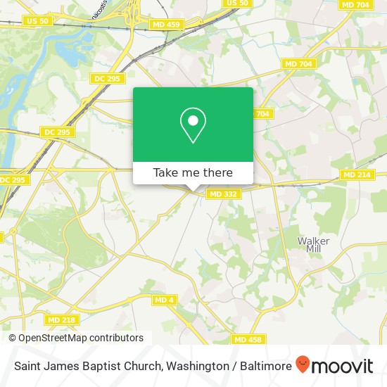 Mapa de Saint James Baptist Church