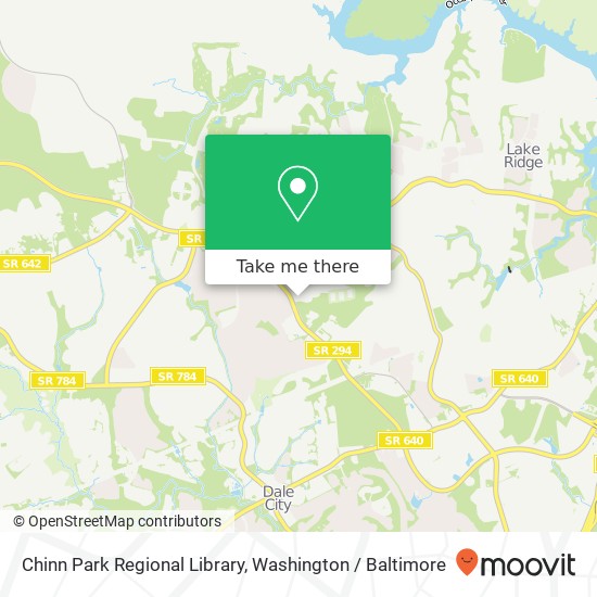 Mapa de Chinn Park Regional Library