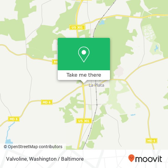 Mapa de Valvoline