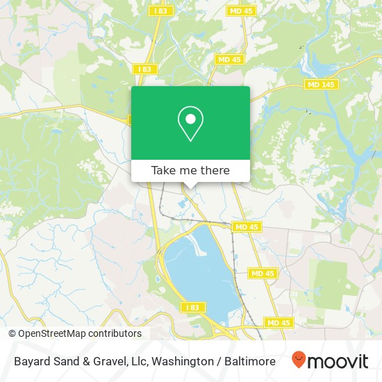 Mapa de Bayard Sand & Gravel, Llc