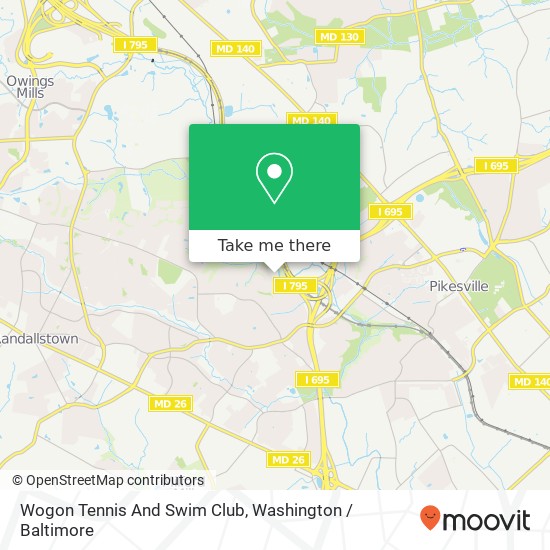 Mapa de Wogon Tennis And Swim Club