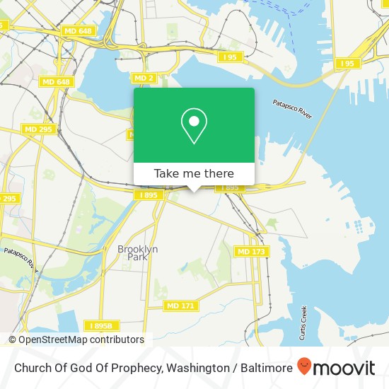 Church Of God Of Prophecy map