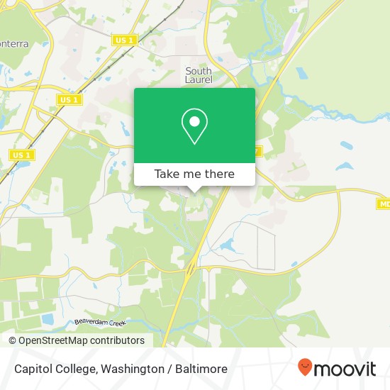 Capitol College map