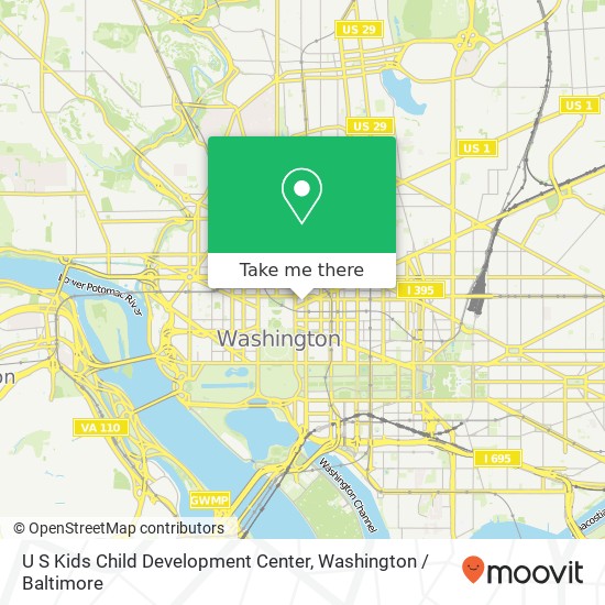 Mapa de U S Kids Child Development Center