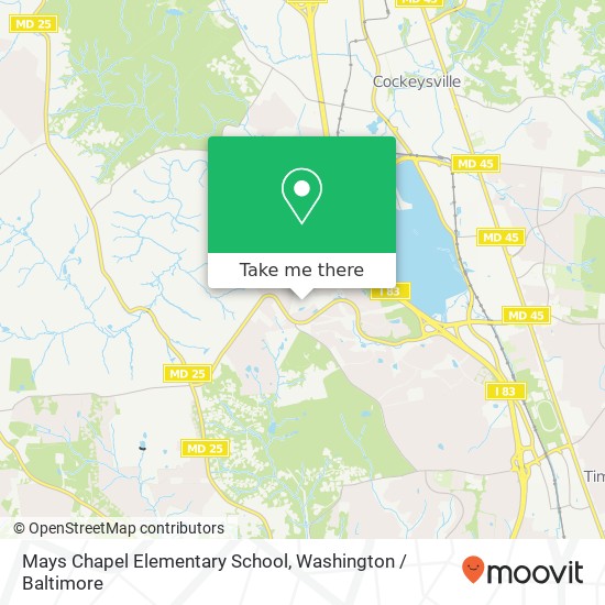 Mapa de Mays Chapel Elementary School
