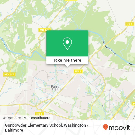 Gunpowder Elementary School map