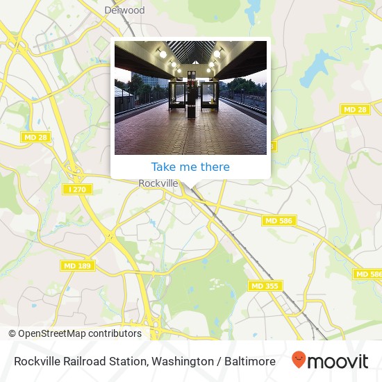 Mapa de Rockville Railroad Station