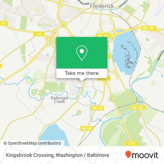 Kingsbrook Crossing map