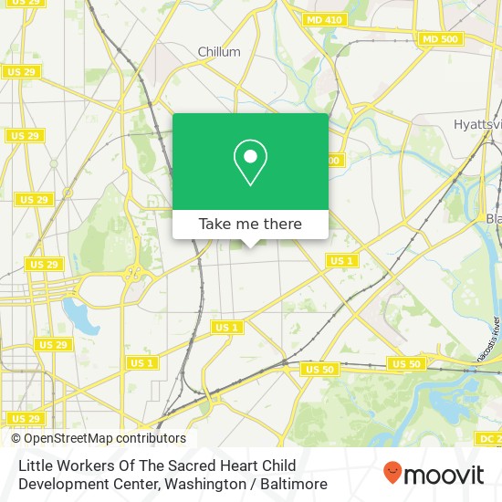 Mapa de Little Workers Of The Sacred Heart Child Development Center