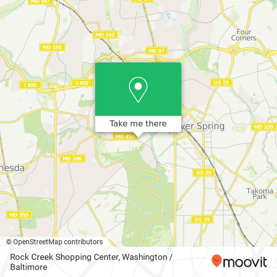 Mapa de Rock Creek Shopping Center