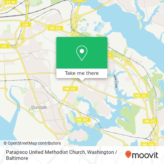 Mapa de Patapsco United Methodist Church