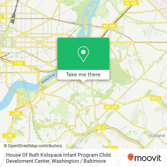 Mapa de House Of Ruth Kidspace Infant Program Child Develoment Center