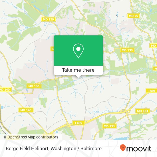 Bergs Field Heliport map