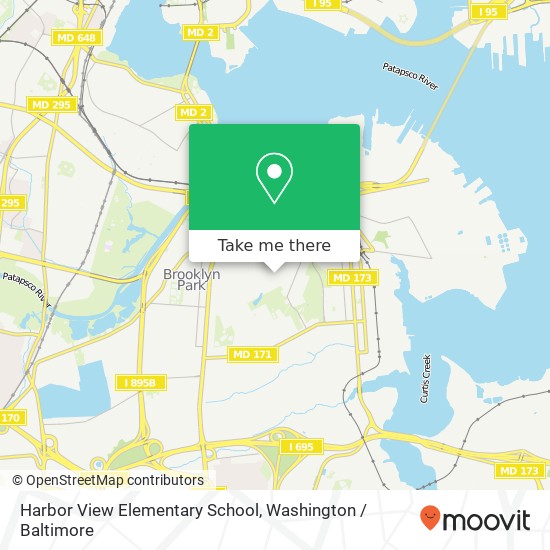 Harbor View Elementary School map