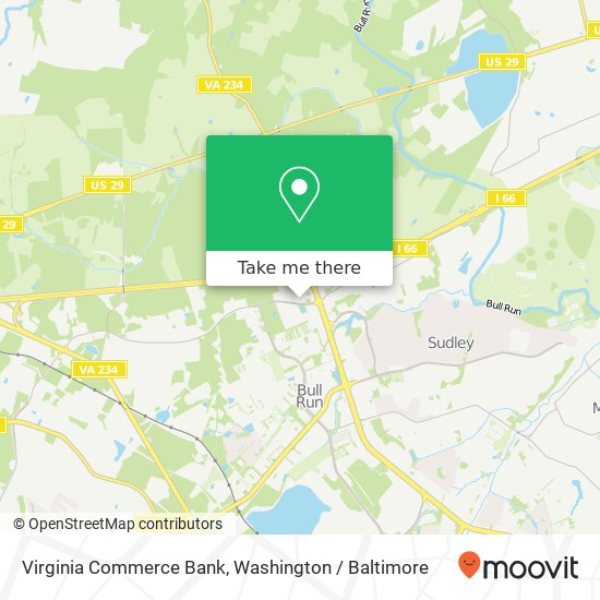 Mapa de Virginia Commerce Bank