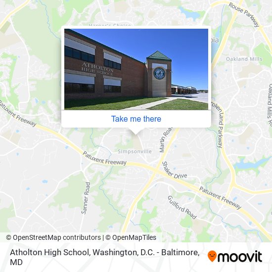 Mapa de Atholton High School