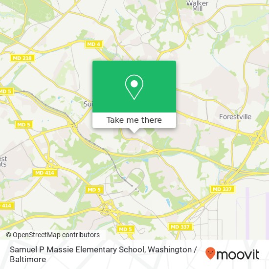 Samuel P Massie Elementary School map