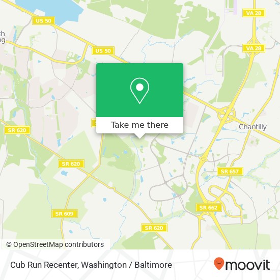 Cub Run Recenter map