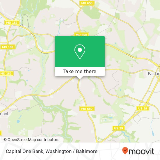 Capital One Bank map