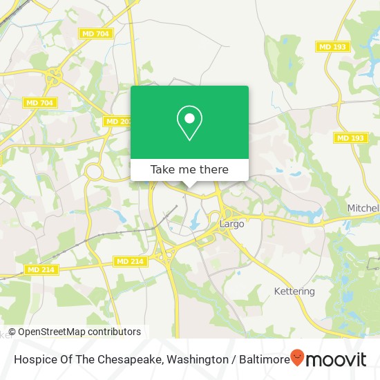 Mapa de Hospice Of The Chesapeake