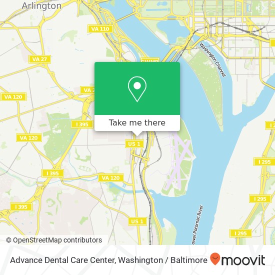 Mapa de Advance Dental Care Center