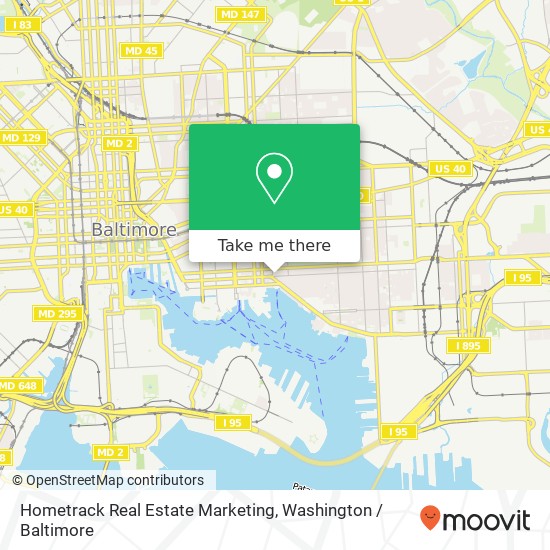 Hometrack Real Estate Marketing map