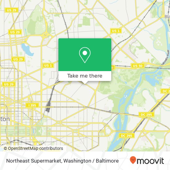 Mapa de Northeast Supermarket