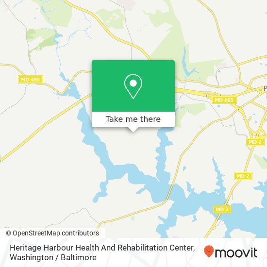 Heritage Harbour Health And Rehabilitation Center map