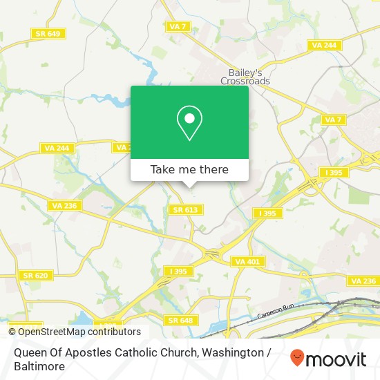 Mapa de Queen Of Apostles Catholic Church