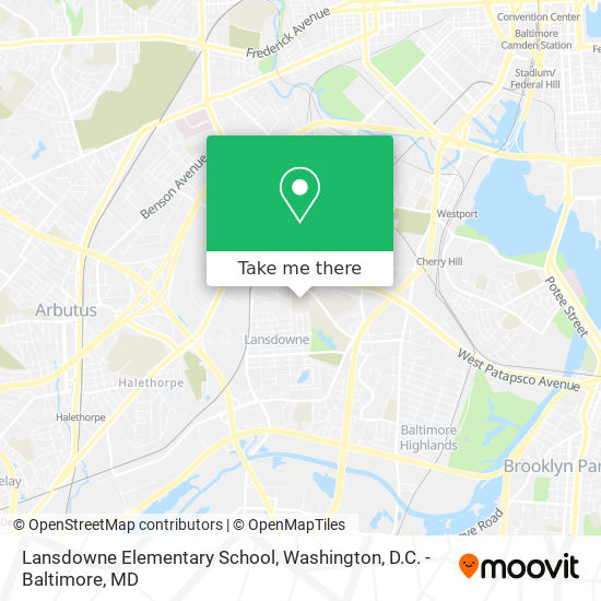 Lansdowne Elementary School map