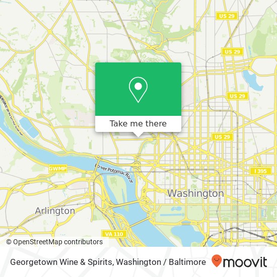 Georgetown Wine & Spirits map