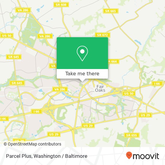 Mapa de Parcel Plus