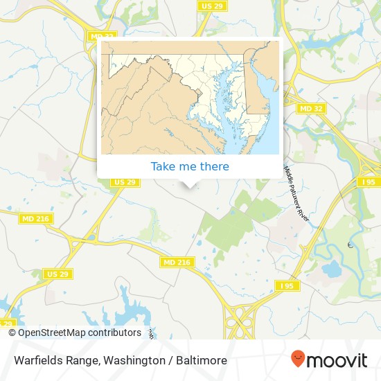 Warfields Range map