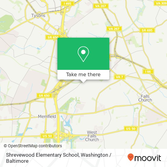 Mapa de Shrevewood Elementary School