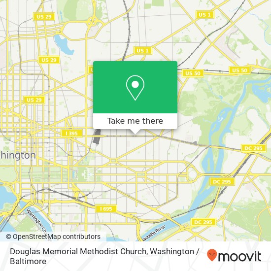 Mapa de Douglas Memorial Methodist Church