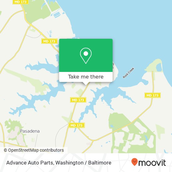 Advance Auto Parts map