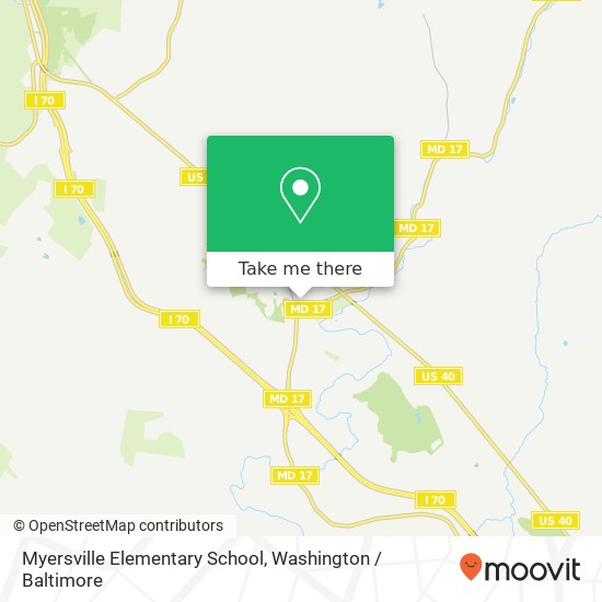 Myersville Elementary School map