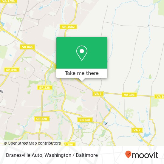 Dranesville Auto map