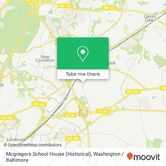 Mcgregors School House (Historical) map