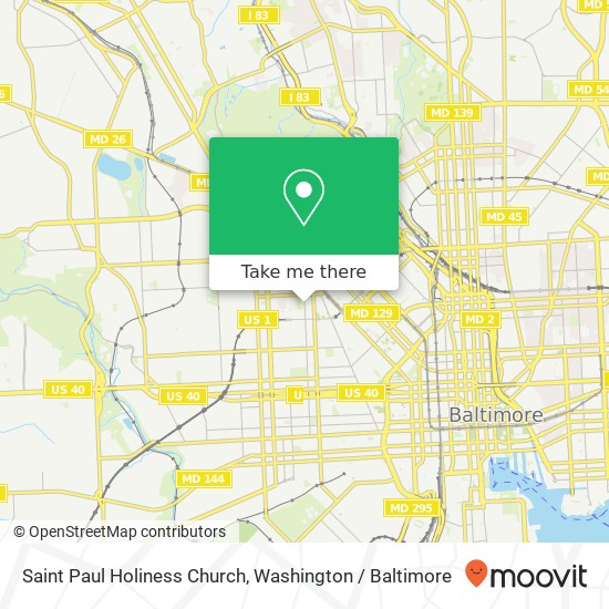 Mapa de Saint Paul Holiness Church